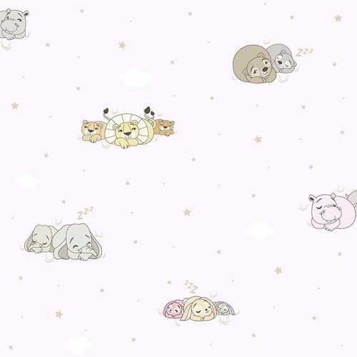 Papel-de-Parede-Treboli-Roza-Animais-Dormindo-5812 Papel-de-Parede-Treboli-Roza-Animais-Dormindo-5812