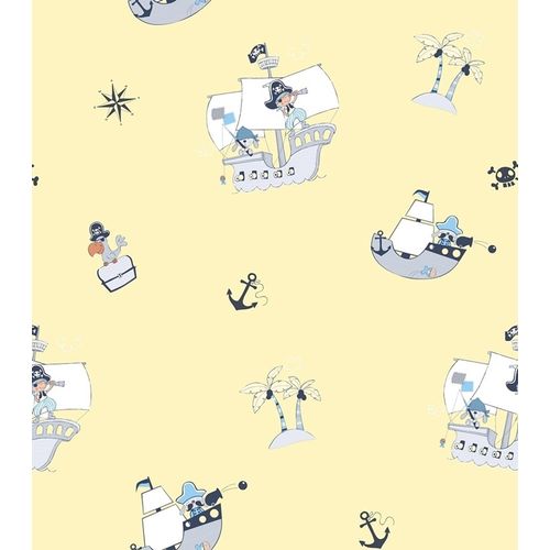 Papel-de-Parede-Treboli-Amarelo-Piratas-5832 Papel-de-Parede-Treboli-Amarelo-Piratas-5832