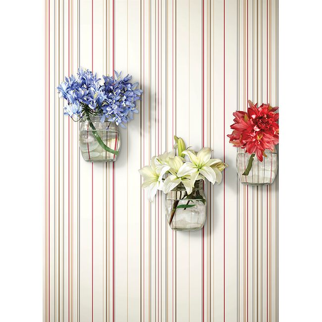 Papel De Parede Waverly Stripes SV2620 - 10 Metros - Decore Com Papel