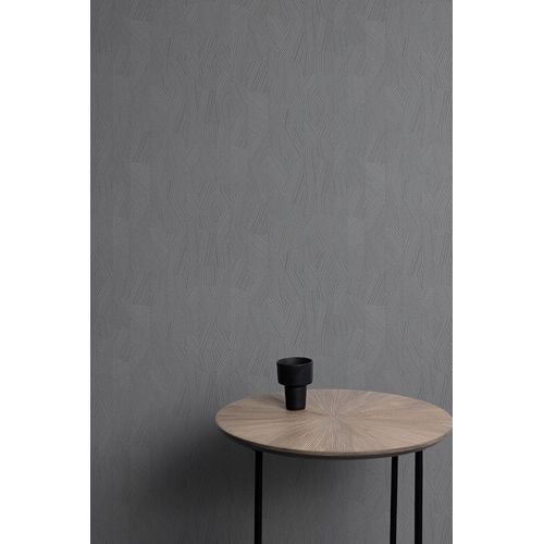 Papel de Parede Muse Geométrico Metalizado Cinza MU3007 Papel de Parede Muse Geométrico Metalizado Cinza MU3007