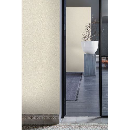 Papel de Parede Muse Têxtil Bege com Brilho MU1202 Papel de Parede Muse Têxtil Bege com Brilho MU1202