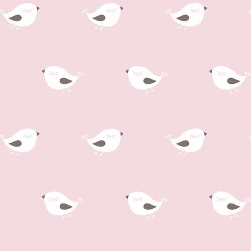 Passaros-Fundo-Rosa-FF4007 Passaros-Fundo-Rosa-FF4007