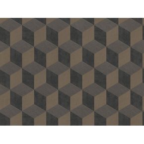 Inspire-Geometrico-3D-Preto-e-Marrom-Papel-220359