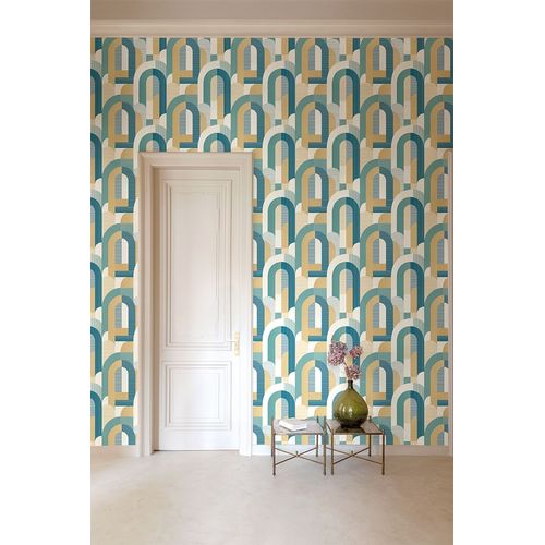 Papel-de-Parede-Maison-Geometrico-Azul-MN3612 Papel-de-Parede-Maison-Geometrico-Azul-MN3612