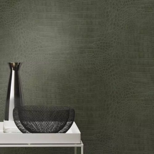 Papel-de-Parede-African-Queen-III-Couro-Verde-751352 Papel-de-Parede-African-Queen-III-Couro-Verde-751352