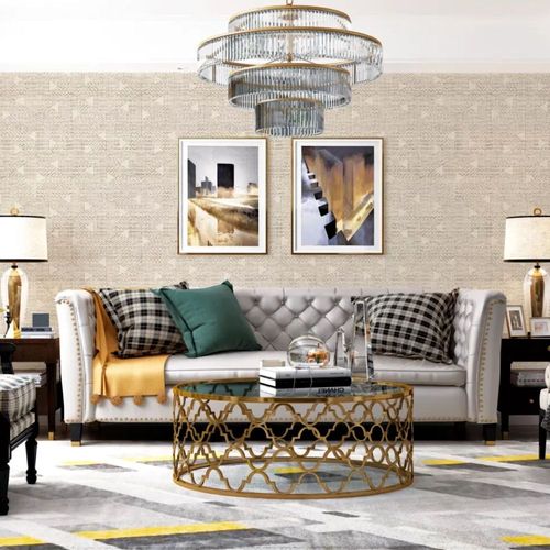 Papel-de-Parede-Essencial-Geometrico-Bege-e-Dourado-ESS1031 Papel-de-Parede-Essencial-Geometrico-Bege-e-Dourado-ESS1031