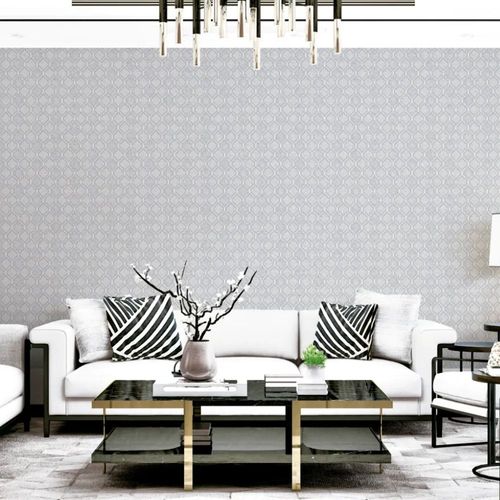 Papel-de-Parede-Colorkey-Geometrico-Prata-COL1017 Papel-de-Parede-Colorkey-Geometrico-Prata-COL1017