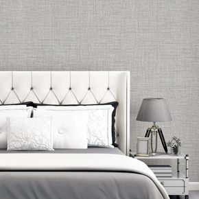 Papel-de-Parede-Colorkey-Aspecto-Textil-Cinza-COL1020