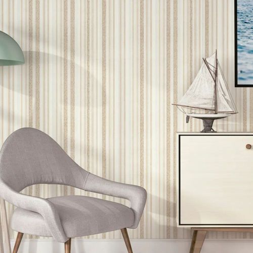 Papel-de-Parede-Colorkey-Listrado-Bege-COL1069 Papel-de-Parede-Colorkey-Listrado-Bege-COL1069