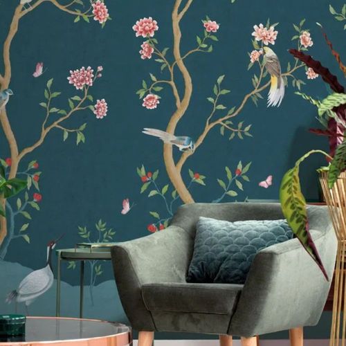 Papel-de-Parede-Hana-Floral-Azul-1911-3 Papel-de-Parede-Hana-Floral-Azul-1911-3