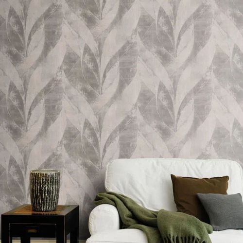 Papel-de-Parede-Concrete-Folhagem-Cinza-520040 Papel-de-Parede-Concrete-Folhagem-Cinza-520040