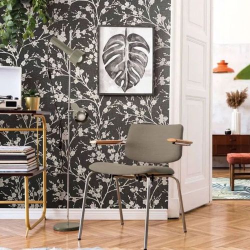 Papel-de-Parede-Ivy-Floral-Preto-6812-40 Papel-de-Parede-Ivy-Floral-Preto-6812-40