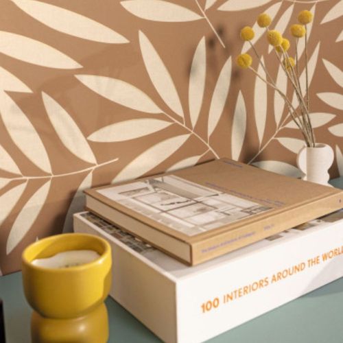 Papel-de-Parede-XXL-Folhagem-Marrom-104582024 Papel-de-Parede-XXL-Folhagem-Marrom-104582024