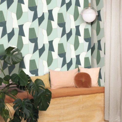 Papel-de-Parede-XXL-Geometrico-Verde-104517020 Papel-de-Parede-XXL-Geometrico-Verde-104517020