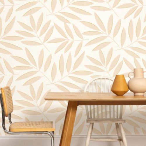 Papel-de-Parede-XXL-Folhagem-Bege-104581022 Papel-de-Parede-XXL-Folhagem-Bege-104581022