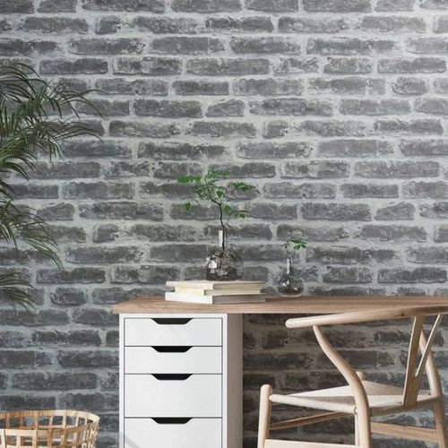 Papel-de-Parede-Jackie-Tijolo-Cinza-6827-20 Papel-de-Parede-Jackie-Tijolo-Cinza-6827-20