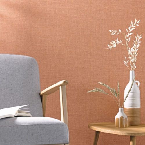 Papel-de-Parede-Jute-Aspecto-Textil-Terracota-104014020 Papel-de-Parede-Jute-Aspecto-Textil-Terracota-104014020