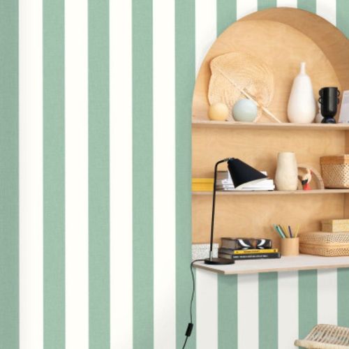 Papel-de-Parede-Basics-II-Listrado-BrancoVerde-104047100 Papel-de-Parede-Basics-II-Listrado-BrancoVerde-104047100