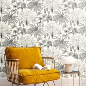 Papel-de-Parede-Moonlight-II-Folhagem-BrancoPreto-104330956