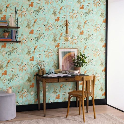 Papel-de-Parede-Happy-Therapy-AnimaisFloral-Verde-104067765 Papel-de-Parede-Happy-Therapy-AnimaisFloral-Verde-104067765