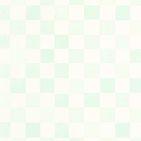 Papel de Parede Xadrez Verde com Detalhes Amarelos-60x300cm