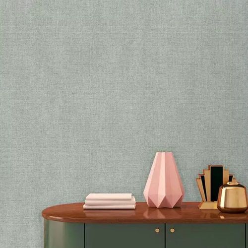 Papel-de-Parede-Lille-Aspecto-Textil-Verde-55114 Papel-de-Parede-Lille-Aspecto-Textil-Verde-55114