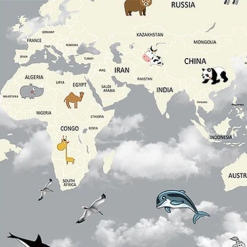 Papel-de-Parede-YOYO-II-Infantil-Azul-YY203903R Papel-de-Parede-YOYO-II-Infantil-Azul-YY203903R