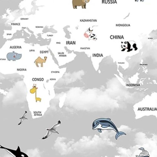 Papel-de-Parede-YOYO-II-Infantil-Cinza-YY203902R Papel-de-Parede-YOYO-II-Infantil-Cinza-YY203902R