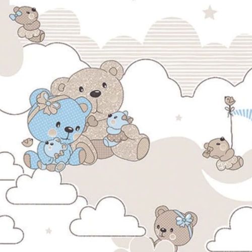 Papel-de-Parede-YOYO-II-Infantil-Azul-YY204802R Papel-de-Parede-YOYO-II-Infantil-Azul-YY204802R