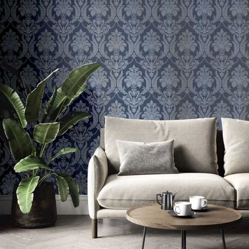 Papel-de-Parede-Thema-Damask-Azul-28809 Papel-de-Parede-Thema-Damask-Azul-28809