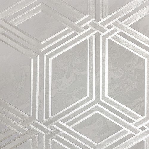 Papel-de-Parede-White-Swan-Geometrico-Cinza-WS100001R Papel-de-Parede-White-Swan-Geometrico-Cinza-WS100001R