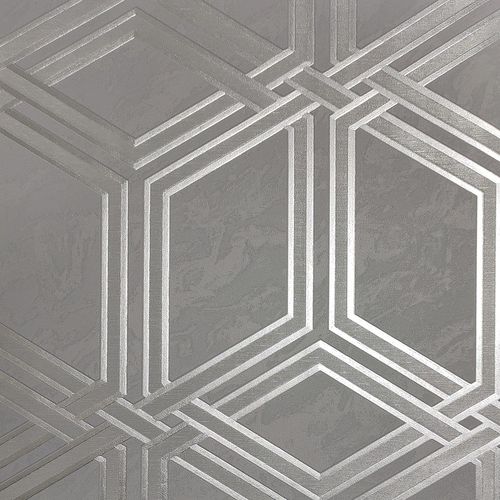 Papel-de-Parede-White-Swan-Geometrico-Cinza-WS100004R Papel-de-Parede-White-Swan-Geometrico-Cinza-WS100004R