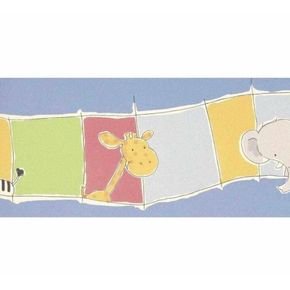 Papel-de-Parede-Safari-Friends-Infantil-Colorido-SF6927