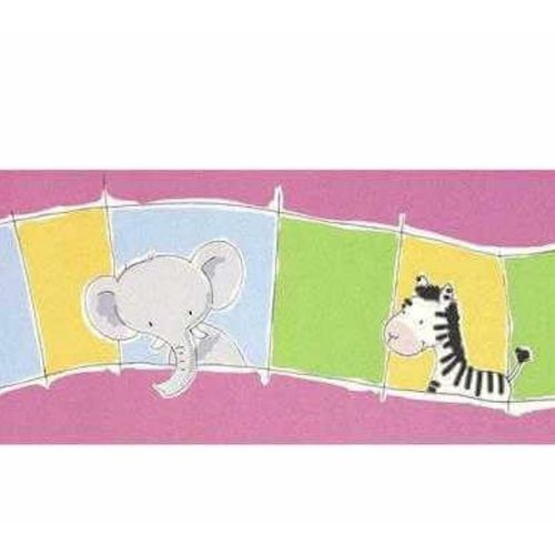 Papel-de-Parede-Safari-Friends-Infantil-Colorido-SF6928 Papel-de-Parede-Safari-Friends-Infantil-Colorido-SF6928
