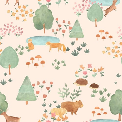 Papel-de-Parede-Bosque-da-Imaginacao-Infantil-Colorido-80713 Papel-de-Parede-Bosque-da-Imaginacao-Infantil-Colorido-80713