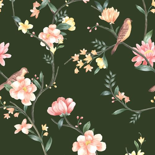 Papel-de-Parede-Botanica-HF-Floral-Verde-81260 Papel-de-Parede-Botanica-HF-Floral-Verde-81260