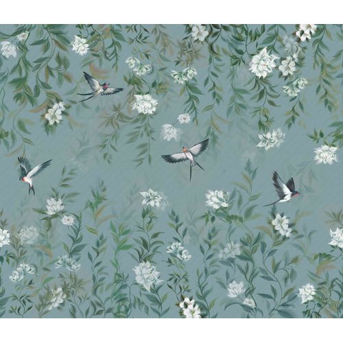 Painel-de-Parede-Biomas-Folhagem-Azul-83103 Painel-de-Parede-Biomas-Folhagem-Azul-83103