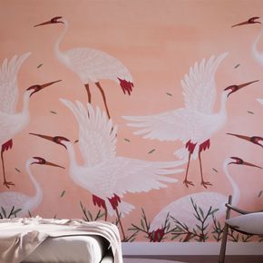 Painel-de-Parede-Bio-Habitat-Animais-Rosa-101046