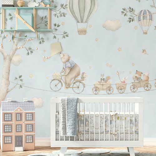 Painel-de-Parede-Memorias-de-Infancia-Infantil-Azul-201010 Painel-de-Parede-Memorias-de-Infancia-Infantil-Azul-201010