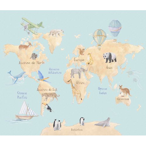 Painel-de-Parede-Natureza-Ludica-Infantil-Azul-83653 Painel-de-Parede-Natureza-Ludica-Infantil-Azul-83653