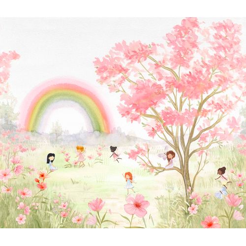 Painel-de-Parede-Natureza-Ludica-Infantil-Rosa-83677 Painel-de-Parede-Natureza-Ludica-Infantil-Rosa-83677