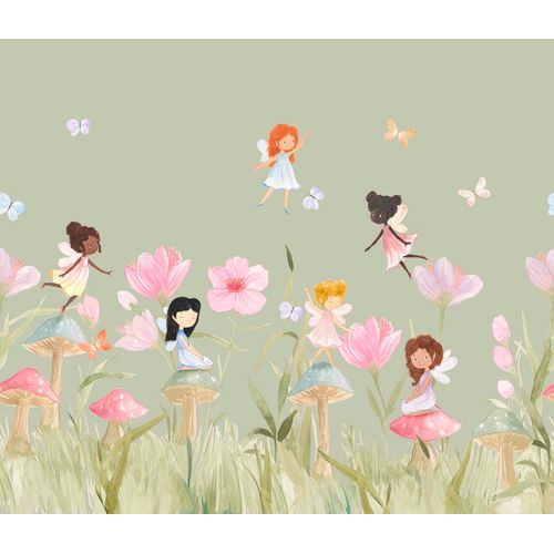 Painel-de-Parede-Natureza-Ludica-Floral-Verde-83783 Painel-de-Parede-Natureza-Ludica-Floral-Verde-83783