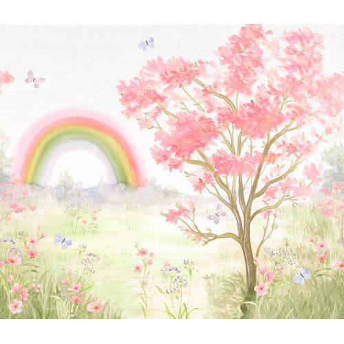 Painel-de-Parede-Natureza-Ludica-Infantil-Rosa-83936 Painel-de-Parede-Natureza-Ludica-Infantil-Rosa-83936