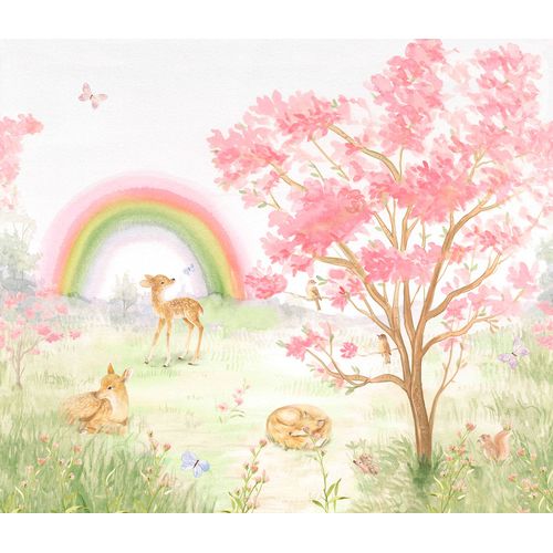 Painel-de-Parede-Natureza-Ludica-Infantil-Rosa-83950 Painel-de-Parede-Natureza-Ludica-Infantil-Rosa-83950