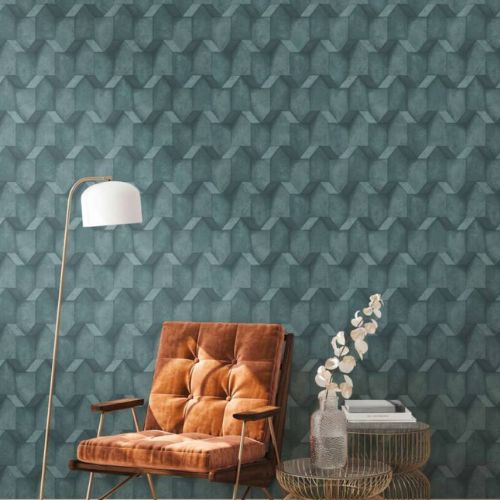 Papel-de-Parede-Antigua-Geometrico-Azul-388271AG Papel-de-Parede-Antigua-Geometrico-Azul-388271AG