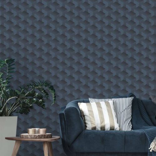 Papel-de-Parede-Antigua-Geometrico-Azul-389634AG Papel-de-Parede-Antigua-Geometrico-Azul-389634AG