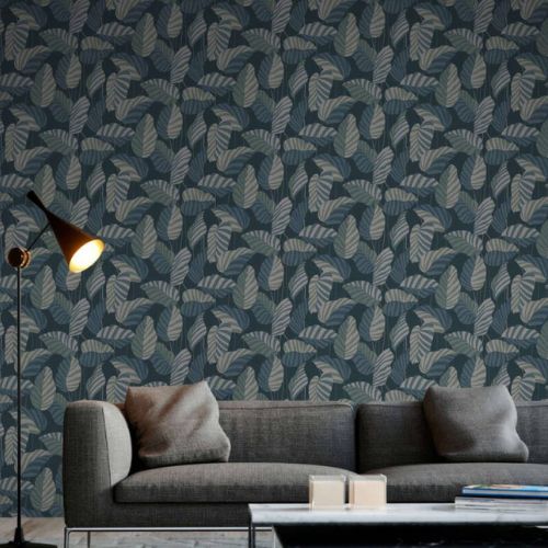 Papel-de-Parede-Antigua-Folhagem-Azul-390944AG Papel-de-Parede-Antigua-Folhagem-Azul-390944AG