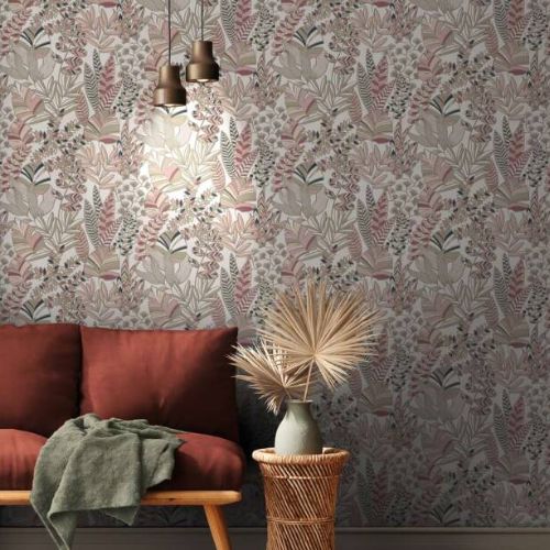 Papel-de-Parede-Antigua-Folhagem-Rosa-390954AG Papel-de-Parede-Antigua-Folhagem-Rosa-390954AG