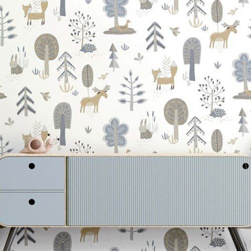 Papel-de-Parede-Happy-Infantil-Branco-14803 Papel-de-Parede-Happy-Infantil-Branco-14803