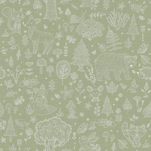 Papel-de-Parede-Happy-Infantil-Verde-14805